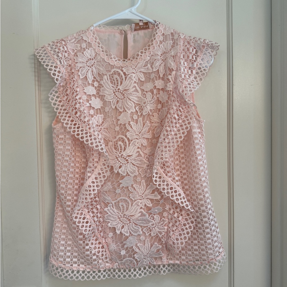 Ted Baker Blush Lace Blouse